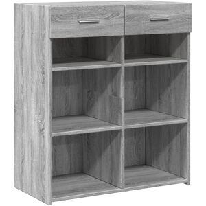 (grey sonoma) vidaXL Sideboard Storage Cupboard Cabinet Highboard Brown Oak Engi (grey sonoma) vidaXL Sideboard Storage Cupboard Cabinet Highboard Brown Oak Engi