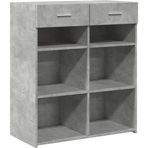 (concrete grey) vidaXL Sideboard Storage Cupboard Cabinet Highboard Brown Oak En (concrete grey) vidaXL Sideboard Storage Cupboard Cabinet Highboard Brown Oak En