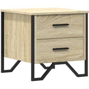 (sonoma oak, 1 pcs) vidaXL Bedside Cabinets Nightstand Bed Table 2 pcs Smoked Oa (sonoma oak, 1 pcs) vidaXL Bedside Cabinets Nightstand Bed Table 2 pcs Smoked Oa
