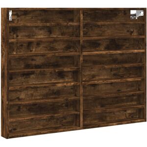(smoked oak, 100 x 8.5 x 75 cm) vidaXL Vitrine Cabinet Wall Mounted Cabinet Floa (smoked oak, 100 x 8.5 x 75 cm) vidaXL Vitrine Cabinet Wall Mounted Cabinet Floa