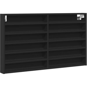 (black, 100 x 8.5 x 58 cm) vidaXL Vitrine Cabinet Wall Mounted Cabinet Floating (black, 100 x 8.5 x 58 cm) vidaXL Vitrine Cabinet Wall Mounted Cabinet Floating