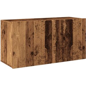 vidaXL Wall-mounted TV Cabinet - Old Wood - 80x30x41 cm - TV cabinet vidaXL Wall-mounted TV Cabinet - Old Wood - 80x30x41 cm - TV cabinet