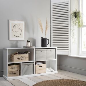 Noa and Nani Halmstad Cube Storage Sideboard in Classic White Noa and Nani Halmstad Cube Storage Sideboard in Classic White