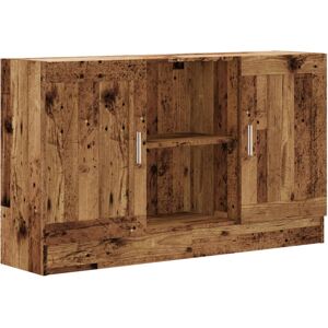 (old wood) vidaXL Vitrine Cabinet Sideboard Storage Organiser Cupboard Engineere (old wood) vidaXL Vitrine Cabinet Sideboard Storage Organiser Cupboard Engineere