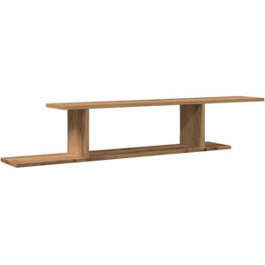 (artisan oak) vidaXL Wall-Mounted TV Shelf Floating Wall TV Unit TV Stand Engine (artisan oak) vidaXL Wall-Mounted TV Shelf Floating Wall TV Unit TV Stand Engine