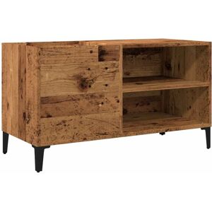 (old wood) vidaXL Record Cabinet Sideboard Storage Cabinet Engineered Wood (old wood) vidaXL Record Cabinet Sideboard Storage Cabinet Engineered Wood