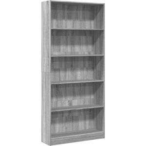 (grey sonoma, 80 x 24 x 176 cm) vidaXL Book Cabinet Display Rack Bookshelf Stora (grey sonoma, 80 x 24 x 176 cm) vidaXL Book Cabinet Display Rack Bookshelf Stora