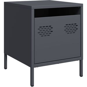 (anthracite, 1 pcs) vidaXL Bedside Cabinets Nightstand Side Table Bed Table Bed (anthracite, 1 pcs) vidaXL Bedside Cabinets Nightstand Side Table Bed Table Bed