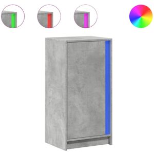 (concrete grey) vidaXL Sideboard with LED Side Cabinet Highboard Cupboard Engine (concrete grey) vidaXL Sideboard with LED Side Cabinet Highboard Cupboard Engine