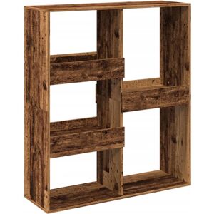 (old wood, 100 x 33 x 115 cm) vidaXL Book Cabinet/Room Divider Bookcase Storage (old wood, 100 x 33 x 115 cm) vidaXL Book Cabinet/Room Divider Bookcase Storage