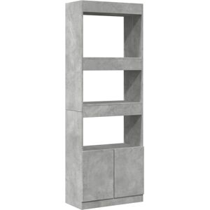 (concrete grey, 63 x 33 x 180 cm) vidaXL Highboard Sideboard Storage Organiser C (concrete grey, 63 x 33 x 180 cm) vidaXL Highboard Sideboard Storage Organiser C