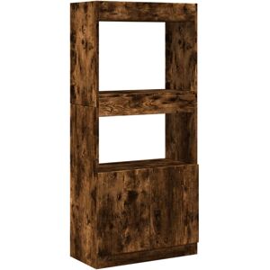 (smoked oak, 63 x 33 x 140 cm) vidaXL Highboard Sideboard Storage Organiser Cabi (smoked oak, 63 x 33 x 140 cm) vidaXL Highboard Sideboard Storage Organiser Cabi