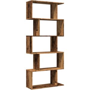 (old wood, 70 x 24 x 161 cm) vidaXL Room Divider Bookcase 6-Tier Shelf Bookshelf (old wood, 70 x 24 x 161 cm) vidaXL Room Divider Bookcase 6-Tier Shelf Bookshelf
