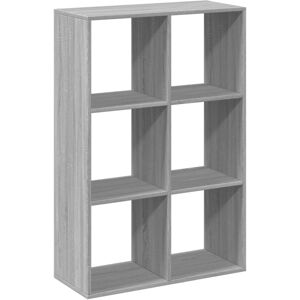 (grey sonoma, 69.5 x 29 x 103.5 cm) vidaXL Room Divider Bookcase Book Rack Books (grey sonoma, 69.5 x 29 x 103.5 cm) vidaXL Room Divider Bookcase Book Rack Books