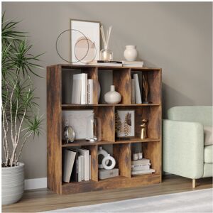 URBN Living (Rustic Brown) 8 Cube Asymmetrical Storage Cabinet Wooden Bookcase Shelve Square URBN Living (Rustic Brown) 8 Cube Asymmetrical Storage Cabinet Wooden Bookcase Shelve Square