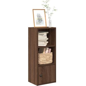 vidaXL Bookcase Brown Oak 31x24x77 cm Engineered Wood bookshelf book case vidaXL Bookcase Brown Oak 31x24x77 cm Engineered Wood bookshelf book case
