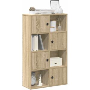 vidaXL Bookcase Sonoma Oak 60x24x101.5 cm Engineered Wood bookshelf book case vidaXL Bookcase Sonoma Oak 60x24x101.5 cm Engineered Wood bookshelf book case