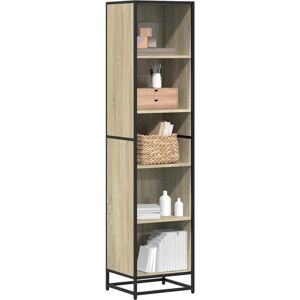 vidaXL Book Cabinet Sonoma Oak 40x35x170.5 cm Engineered Wood bookcase vidaXL Book Cabinet Sonoma Oak 40x35x170.5 cm Engineered Wood bookcase