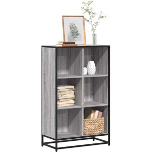 vidaXL Book Cabinet Grey Sonoma 65.5x33x107.5 cm Engineered Wood bookcase vidaXL Book Cabinet Grey Sonoma 65.5x33x107.5 cm Engineered Wood bookcase