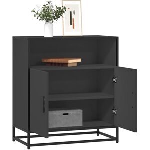 vidaXL Sideboard Black 68x35x76 cm Engineered Wood storage cabinet vidaXL Sideboard Black 68x35x76 cm Engineered Wood storage cabinet