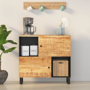 vidaXL Sideboard Side Cabinet with 2 Doors Cupboard Highboard Solid Wood Mango vidaXL Sideboard Side Cabinet with 2 Doors Cupboard Highboard Solid Wood Mango