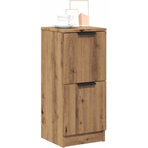 vidaXL Sideboards 2 pcs Artisan Oak 30x30x70 cm Engineered Wood cabinet vidaXL Sideboards 2 pcs Artisan Oak 30x30x70 cm Engineered Wood cabinet