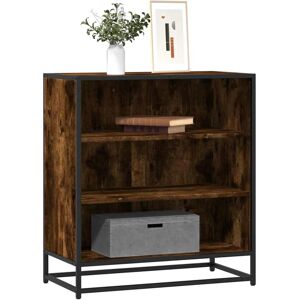 vidaXL Sideboard Smoked Oak 68x35x76 cm Engineered Wood and Metal vidaXL Sideboard Smoked Oak 68x35x76 cm Engineered Wood and Metal