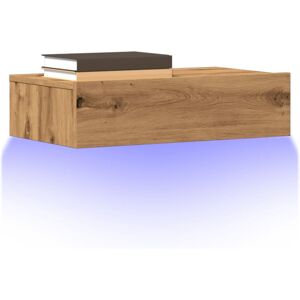 vidaXL TV Cabinet with LED Lights Artisan Oak - TV Cabinet vidaXL TV Cabinet with LED Lights Artisan Oak - TV Cabinet