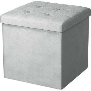 Unbranded (Light Grey(38*38*38)) Grey Foldable Ottomans Storage Box Unbranded (Light Grey(38*38*38)) Grey Foldable Ottomans Storage Box