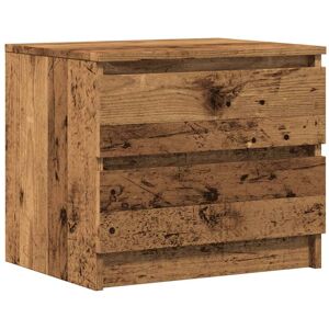 (old wood, 1 pcs) vidaXL Bed Cabinet Nightstand Side Table Storage Bed Table Eng (old wood, 1 pcs) vidaXL Bed Cabinet Nightstand Side Table Storage Bed Table Eng