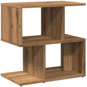 (artisan oak, 1 pcs) vidaXL 1/2x Bedside Cabinet Chipboard Home Telephone Stand (artisan oak, 1 pcs) vidaXL 1/2x Bedside Cabinet Chipboard Home Telephone Stand