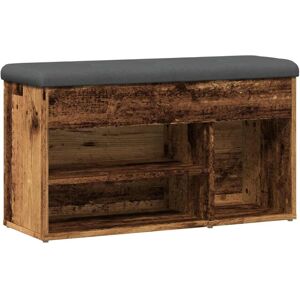 (old wood) vidaXL Shoe Bench Artisan Oak 82x32x45.5 cm Engineered Wood bench (old wood) vidaXL Shoe Bench Artisan Oak 82x32x45.5 cm Engineered Wood bench