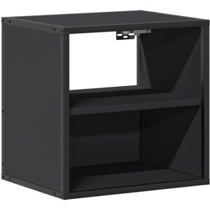 (black, 1 pcs) vidaXL Wall-mounted Bedside Cabinet Black 40x31x39.5 cm cabinet b (black, 1 pcs) vidaXL Wall-mounted Bedside Cabinet Black 40x31x39.5 cm cabinet b