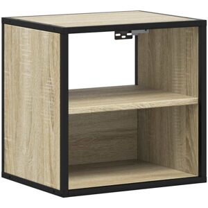 (sonoma oak, 1 pcs) vidaXL Wall-mounted Bedside Cabinet Black 40x31x39.5 cm cabi (sonoma oak, 1 pcs) vidaXL Wall-mounted Bedside Cabinet Black 40x31x39.5 cm cabi
