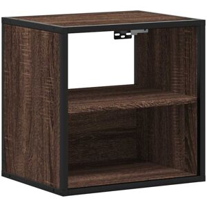 (brown oak, 1 pcs) vidaXL Wall-mounted Bedside Cabinet Black 40x31x39.5 cm cabin (brown oak, 1 pcs) vidaXL Wall-mounted Bedside Cabinet Black 40x31x39.5 cm cabin