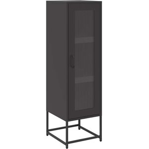 (black) vidaXL Highboard Anthracite 36x39x123 cm Cold-rolled Steel sideboard cup (black) vidaXL Highboard Anthracite 36x39x123 cm Cold-rolled Steel sideboard cup