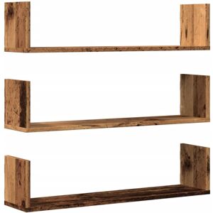 (old wood, 80 x 18 x 18 cm) vidaXL Wall Shelves Wall Storage Shelf Floating Shel (old wood, 80 x 18 x 18 cm) vidaXL Wall Shelves Wall Storage Shelf Floating Shel
