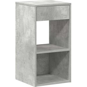 (concrete grey, 1 pcs) vidaXL Bedside Cabinet with Drawer Old Wood 35x34x66.5 cm (concrete grey, 1 pcs) vidaXL Bedside Cabinet with Drawer Old Wood 35x34x66.5 cm