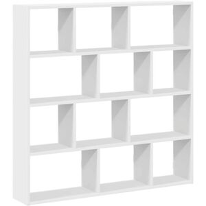 (white) vidaXL Wall Cube Shelf Floating Storage Shelf 12 Compartments Engineered (white) vidaXL Wall Cube Shelf Floating Storage Shelf 12 Compartments Engineered