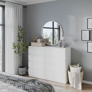 URBN Living - 8-Drawer Chest - White - Chest of drawers URBN Living - 8-Drawer Chest - White - Chest of drawers