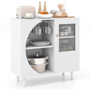 Casart Kitchen Sideboard Wooden Buffet Cabinet Cupboard Free-standing Wine Cabinet Casart Kitchen Sideboard Wooden Buffet Cabinet Cupboard Free-standing Wine Cabinet