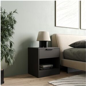URBN Living (Black, 1) 1-Drawer Bedside Table Cabinet Nightstand Storage Shelf Unit URBN Living (Black, 1) 1-Drawer Bedside Table Cabinet Nightstand Storage Shelf Unit