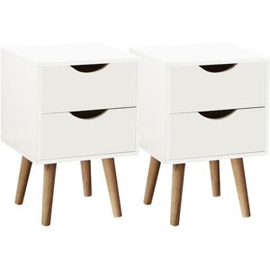 Boden Pair Bedsides White 2 Drawer Boden Pair Bedsides White 2 Drawer