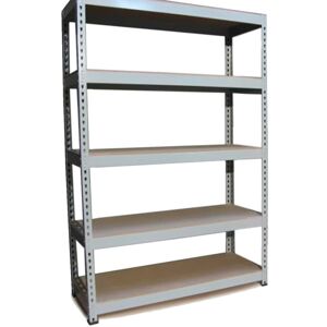 Monster Cable 3 x Q-Rax Garage Racking Unit Grey 120cm Wide 5 Tier Warehouse Shelving Bay Monster Cable 3 x Q-Rax Garage Racking Unit Grey 120cm Wide 5 Tier Warehouse Shelving Bay