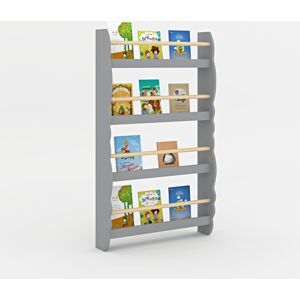 Ezi-Tech Kids Bookcase Wall Shelf, 4 Tier Children's Bookshelf Storage Display Rack Ezi-Tech Kids Bookcase Wall Shelf, 4 Tier Children's Bookshelf Storage Display Rack