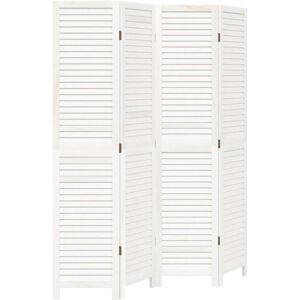 (40 x 180 cm/ 4 piece) vidaXL Room Divider 6 Panels Room Privacy Screen White So (40 x 180 cm/ 4 piece) vidaXL Room Divider 6 Panels Room Privacy Screen White So