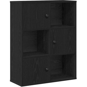 (black, 76.5 cm/ 60 cm) vidaXL Bookcase Bookshelf Cabinet Storage Shelf Book Sta (black, 76.5 cm/ 60 cm) vidaXL Bookcase Bookshelf Cabinet Storage Shelf Book Sta