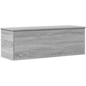 vidaXL Storage Box Grey Sonoma 102x35x35 cm Engineered Wood - Storage Box vidaXL Storage Box Grey Sonoma 102x35x35 cm Engineered Wood - Storage Box