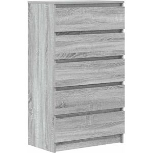 (grey sonoma) vidaXL Drawer Cabinet Engineered Wood Storage Cabinet Chest Multi (grey sonoma) vidaXL Drawer Cabinet Engineered Wood Storage Cabinet Chest Multi