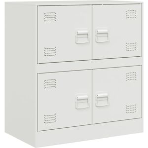 (white) vidaXL Sideboard Home Storage Cupboard Side Cabinet Highboard White Stee (white) vidaXL Sideboard Home Storage Cupboard Side Cabinet Highboard White Stee